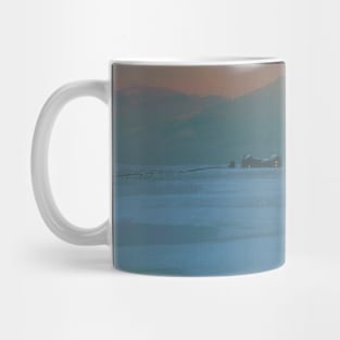 Almost There - Snowy Landscape Digital painting Mug